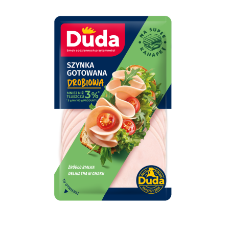 Szynka drobiowa gotowana 100 g Duda